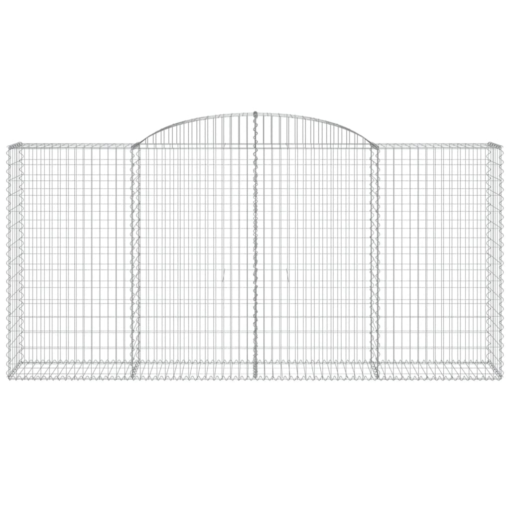 Cestas Gaviones 10 Uds Forma De Arco Hierro 300x50x140/160 Cm_3