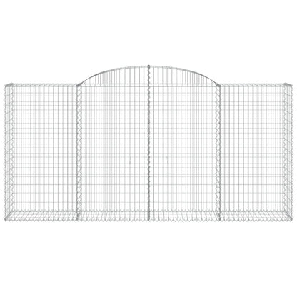Cestas Gaviones 11 Uds Forma De Arco Hierro 300x50x140/160 Cm_3
