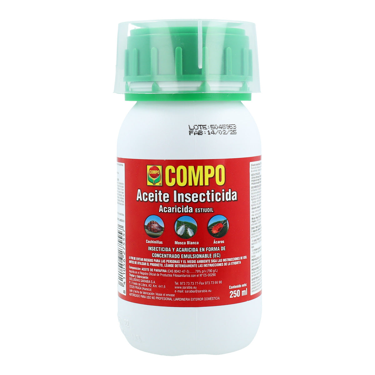 Compo Aceite Insecticida mineral 250 ml