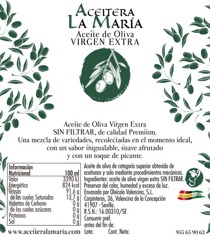 Aceite De Oliva Virgen Extra 50 Cl Cristal Con Vertedor Metálico Cosecha 2025-2026_2