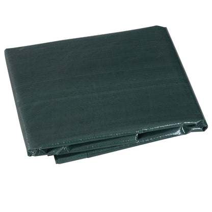 Funda Protectora Para Columpio Outsunny Pe Verde 215x155x150 Cm_3