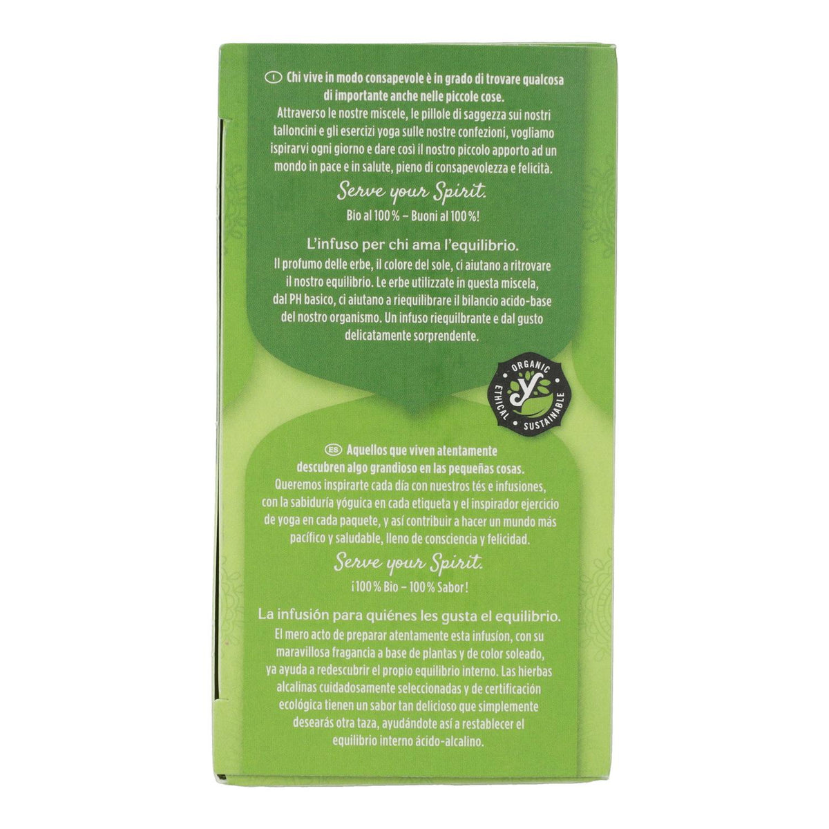 Yogi Tea BIO Equilibrio Alcalino, 17 bolsitas