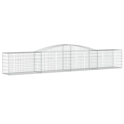 Cestas De Gaviones 6 Uds Forma De Arco Hierro 400x50x60/80 Cm_2