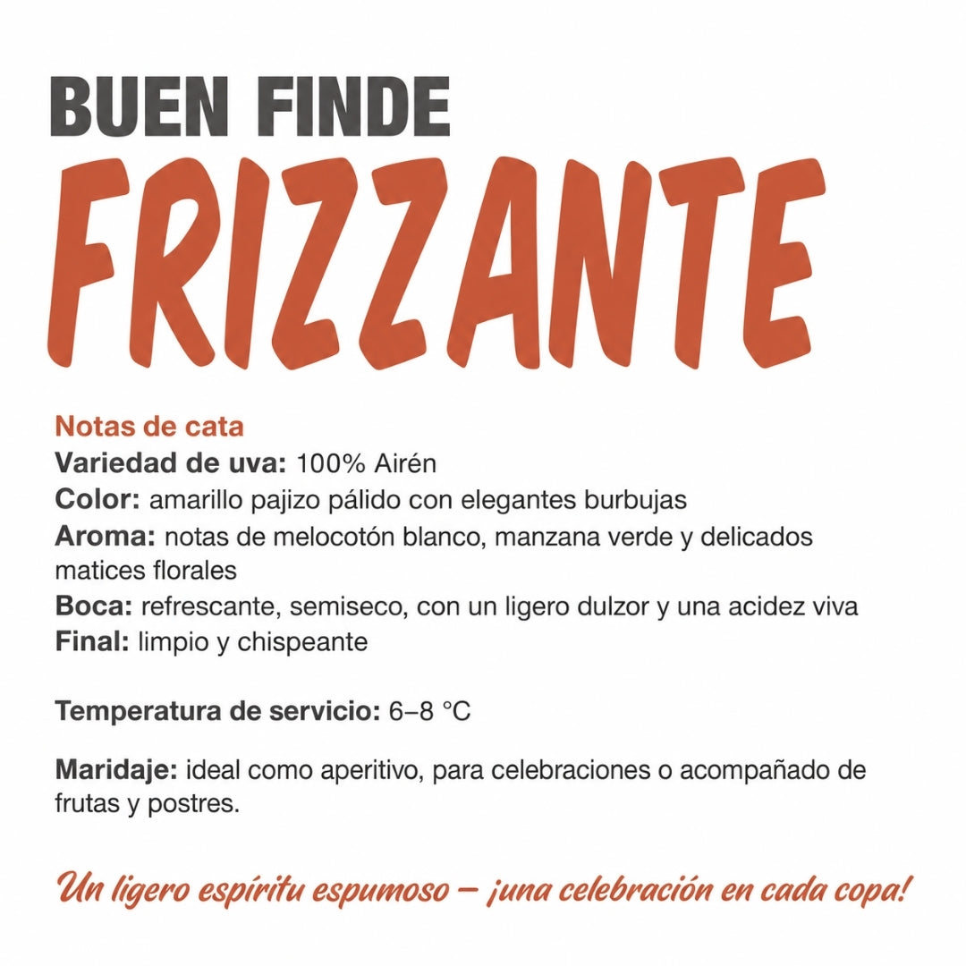 Vino Sin Alcohol 0,0% Frizzante Airén | Pack 6 Botellas X 750 Ml | Vino Espumoso Desalcoholizado | Ligero Y Refrescante_2
