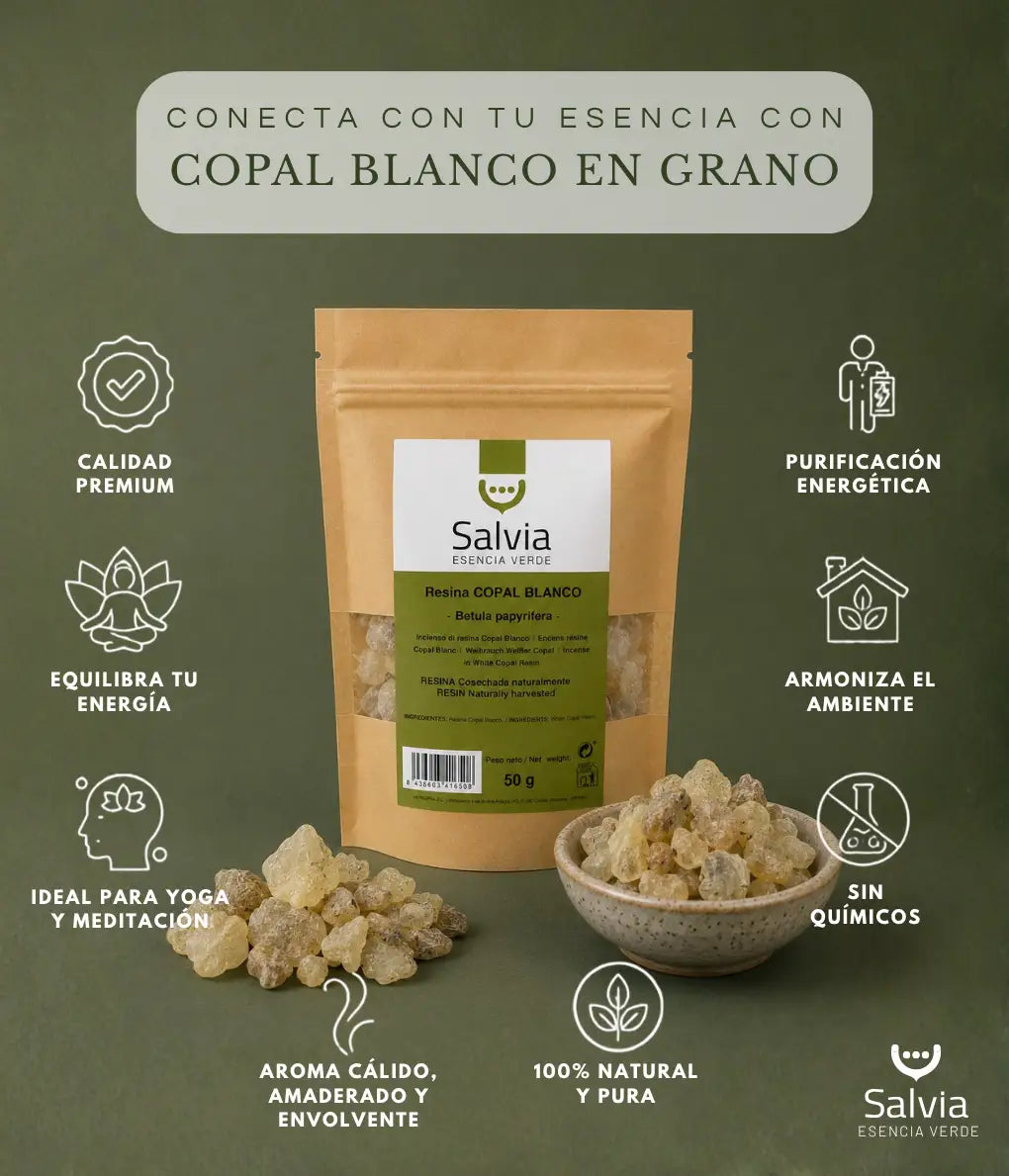 Salvia - Resina Copal Blanco, Granel | 50g_3