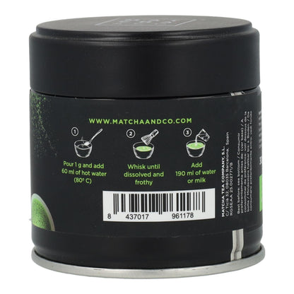 Té Matcha Premium Ceremonial 100% ecológico Matcha &amp; CO 30 g