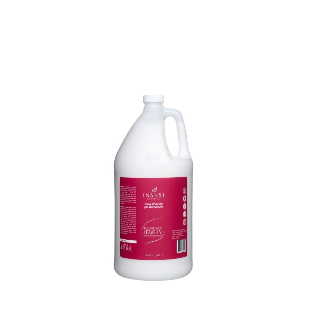 Leave-in Aloe Hibiscus Leave-in Conditioner & Detangler Inahsi Naturals 1.892l_0