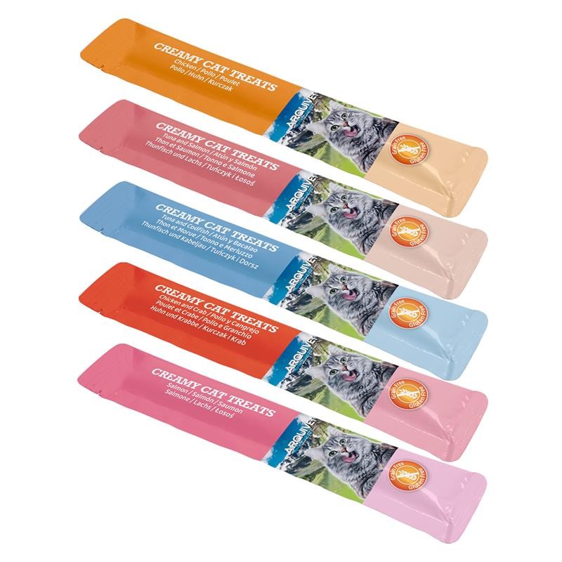 Creamy Cat Treats Snack cremoso Variety Pack Arquivet 30 ud