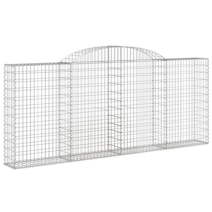 Cestas Gaviones 3 Uds Forma De Arco Hierro 300x30x120/140 Cm_2