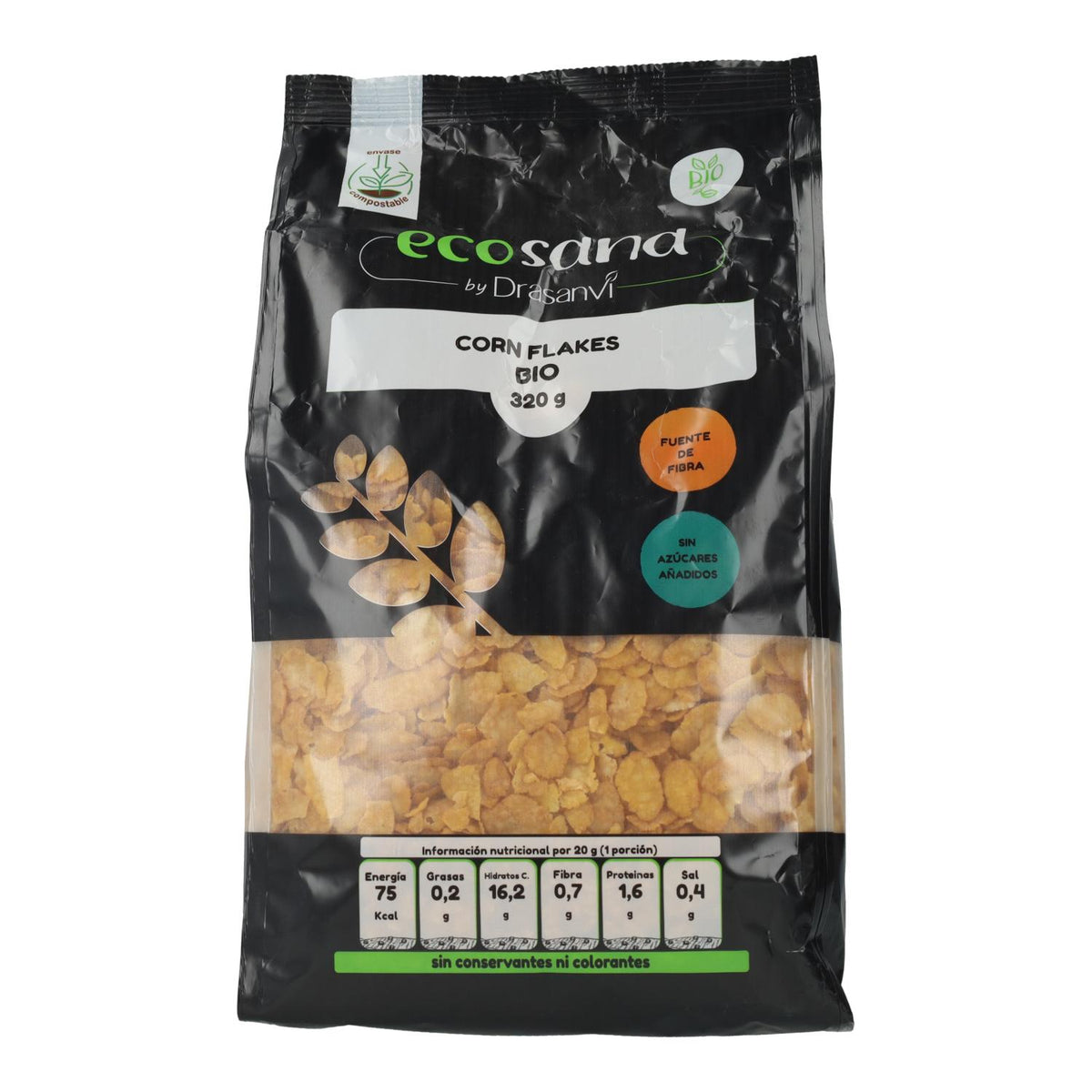Corn flakes bio Ecosana 320 g