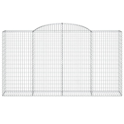 Cestas Gaviones 11 Uds Forma De Arco Hierro 300x50x160/180 Cm_3