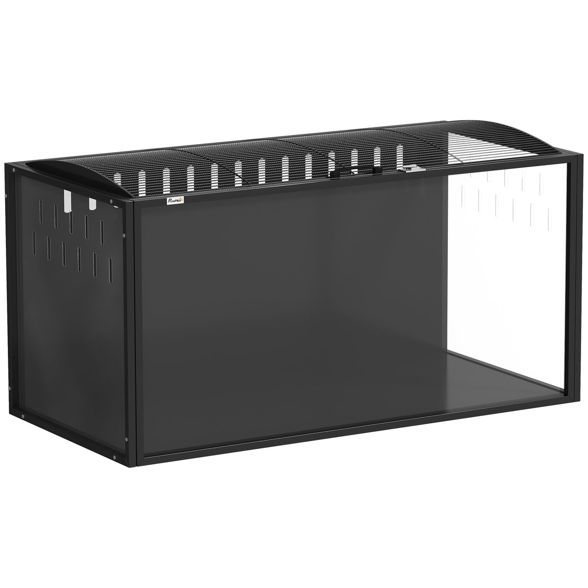 Jaula Para Hámster Pawhut Acero, Acrílico Negro 105x51x53 Cm_0