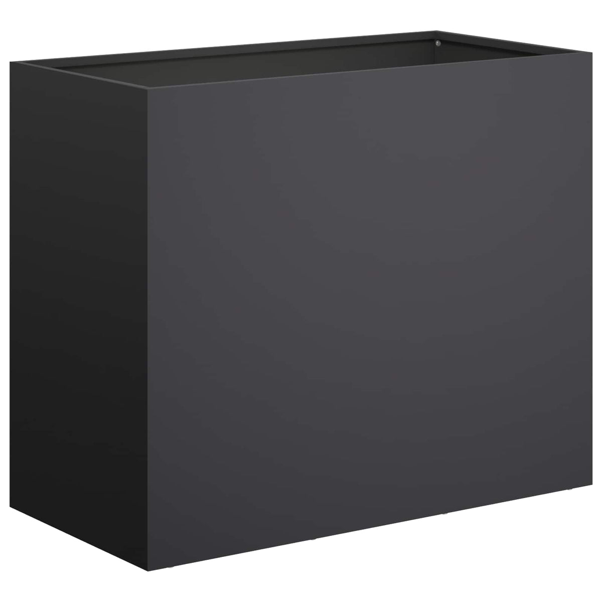 Macetero De Jardín 2 Uds. Negro 60 X 30 X 40 Cm_2