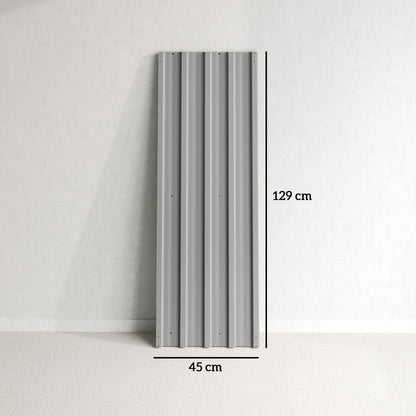 Paneles Acero Galvanizado Outsunny Acero Galvanizado Gris Claro 129x45 Cm 84h-021v00lg_2