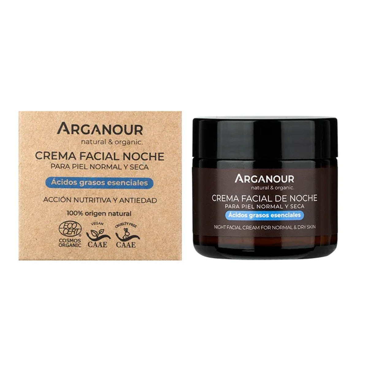 Crema facial argan noche Arganour BIO 50 ml