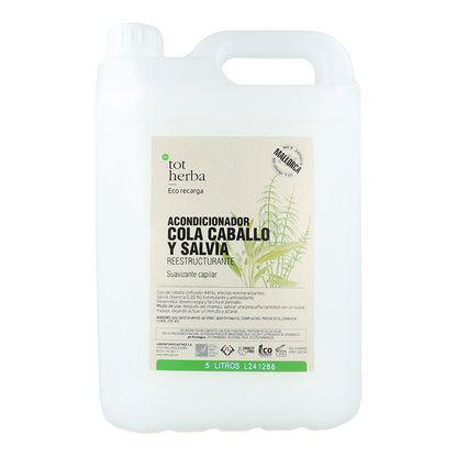 Pack 2x Acondicionador cola caballo y salvia Tot Herba 5 L