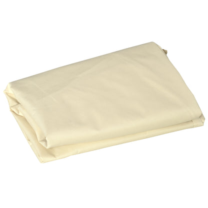 Funda Protectora Para Banco De 2 Plazas Outsunny 140x84x56 / 94 Cm Crema_4