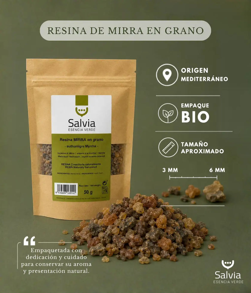 Salvia - Resina Mirra En Grano, Granel | 100g_1