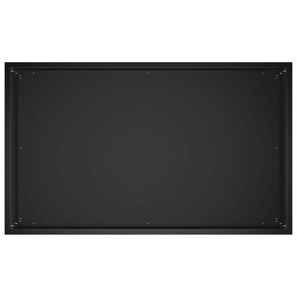 Macetero De Jardín Negro 50 X 30 X 50 Cm Acero Laminado En Frío_3