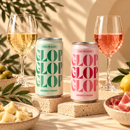 Pack 4 Latas Vino Espumoso Rosado Eco Vegano Lata 200ml_2