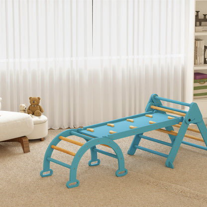 Triángulo De Escalada Aiyaplay Madera De Álamo, Madera De Pino Azul 188x70x59 Cm 331-097v00bu_3