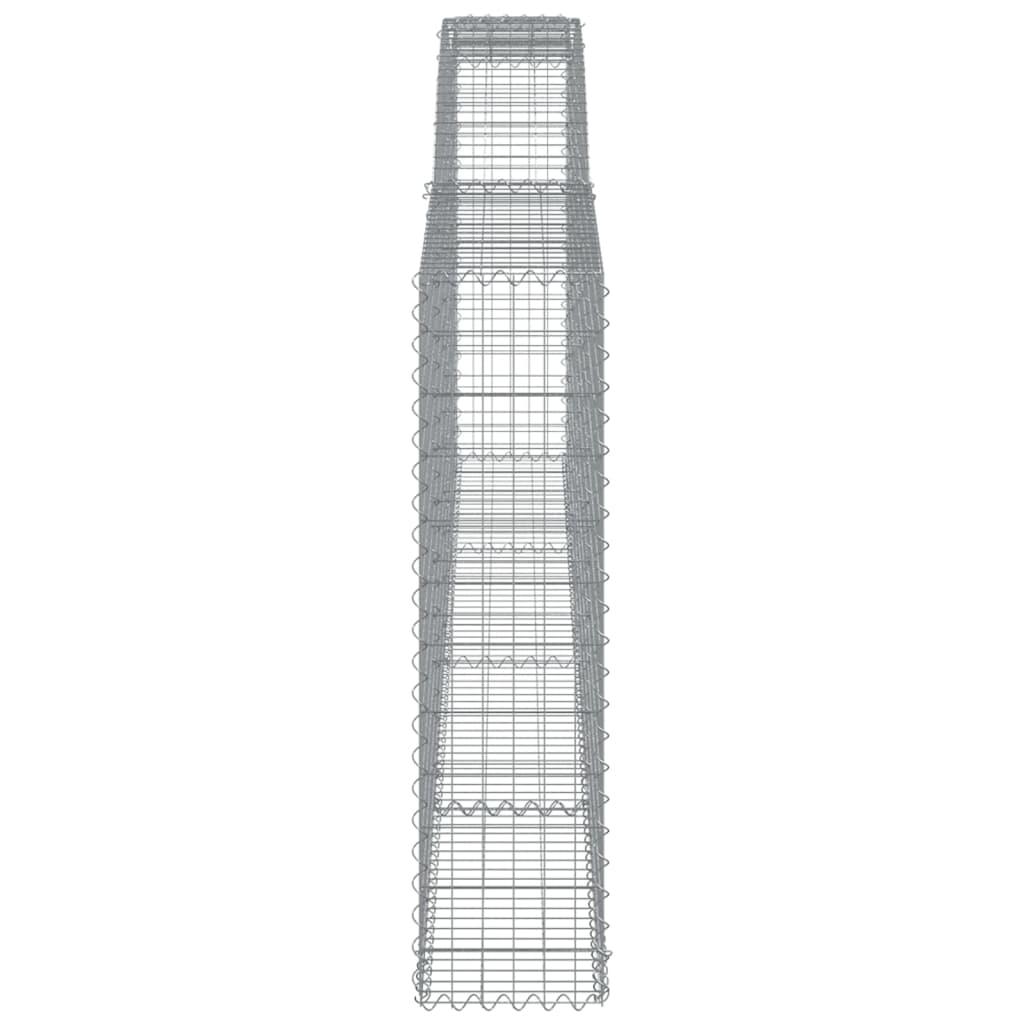 Cestas Gaviones 15 Uds Forma De Arco Hierro 400x30x120/140 Cm_4