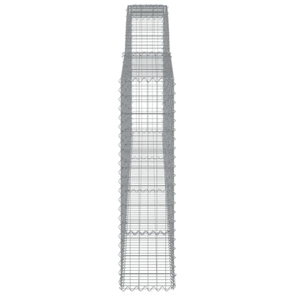 Cestas Gaviones 15 Uds Forma De Arco Hierro 400x30x120/140 Cm_4