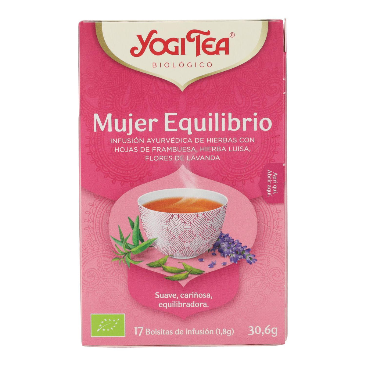 Yogi Tea BIO Mujer equilibrio, 17 bolsitas
