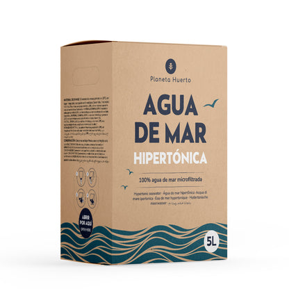 Agua De Mar Hipertónica Planeta Huerto 5 L