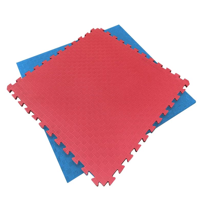 Tatami Puzzle EVA para suelo infantil 1x1m x25mm Rojo - Azul Pack Ahorro 2 Unidades_1