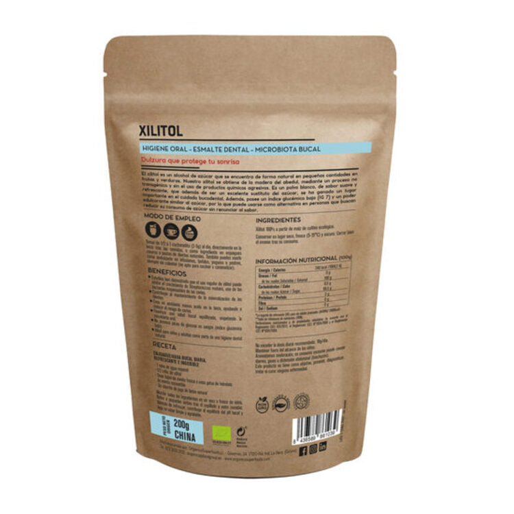 Xilitol Bio 200g - Orgánica Superfoods_1