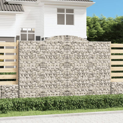 Cestas De Gaviones 2 Uds Forma De Arco Hierro 300x30x200/220 Cm_1