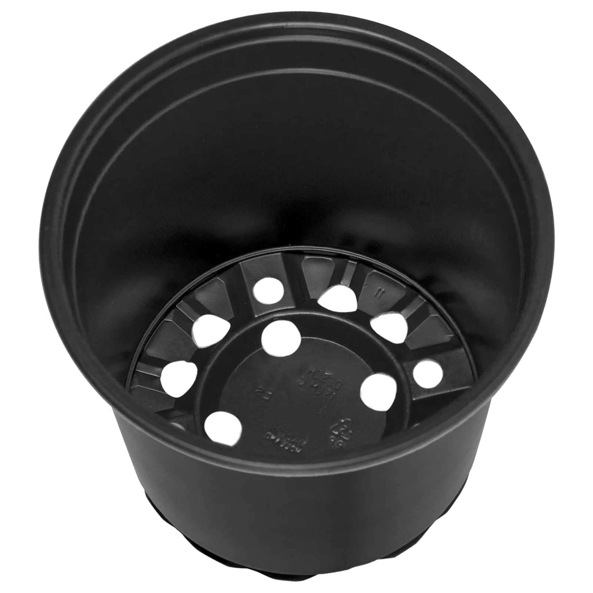 Maceta Redonda Para Flores 200 Uds. Negro Ø 15 X 13 Cm Plástico_5