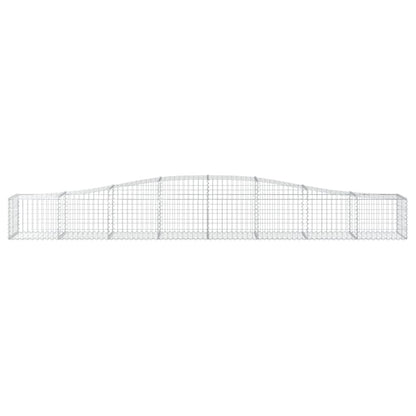 Cestas De Gaviones 25 Uds Forma De Arco Hierro 400x50x40/60 Cm_3