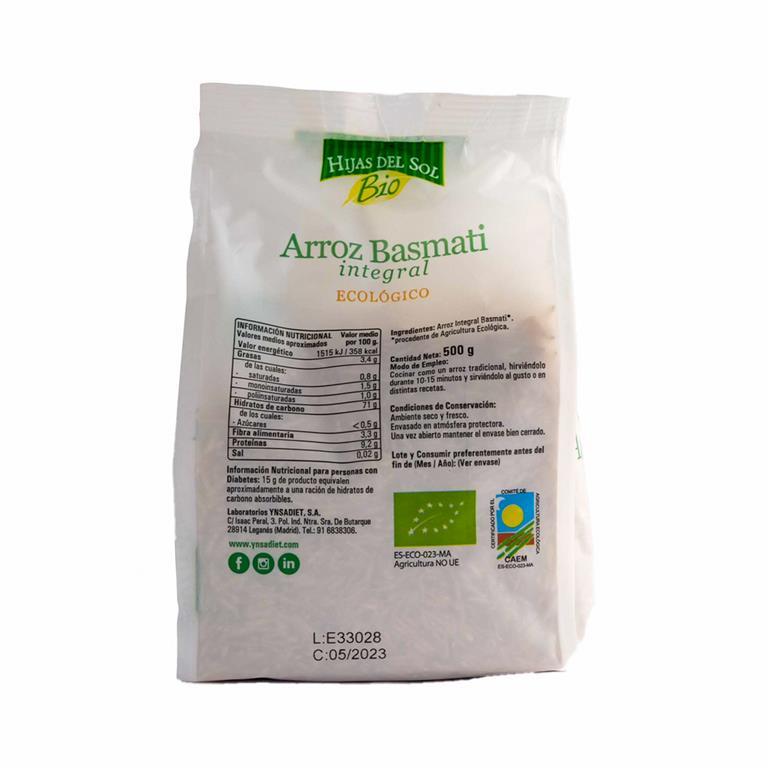 Arroz Integral Ynsadiet Basmati 500g