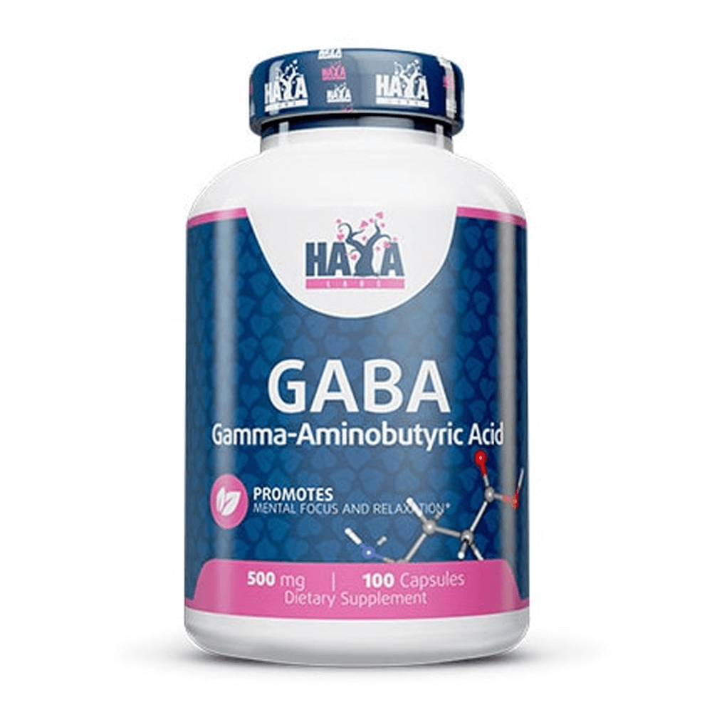 Gaba 500mg - 100 Cápsulas - Anti-estrés - Haya Labs_0