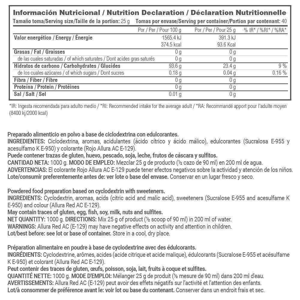 Ciclodextrina (cluster Dextrin®) - 1kg - Lollipop - Contribuye Con La Recuperación M - Masmusculo_5