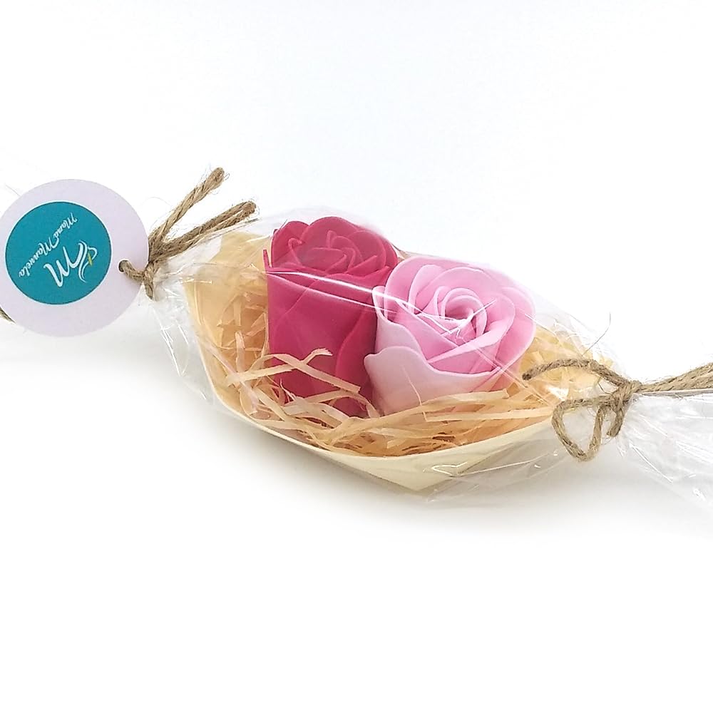 50 Barcas Con Flores Para Regalo Invitados (rojo) - Rosas De Jabón Para Baño Aromático. Detalle Original Para Eventos_3