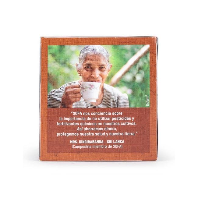 Té chai con especias Comercio Justo bio  Tierra Madre Oxfam Intermón 40 g