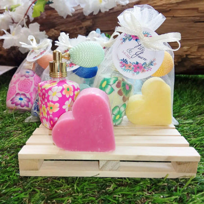 Pack 25 Uds. - Perfumero De Tocador Y Jabón Arómatico En Bolsa De Organza - Regalo Para Eventos - Hecho En España_5
