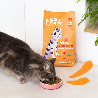 Pienso para gatos Pollo Fresco de Corral Edgard &amp; Cooper 4 Kg