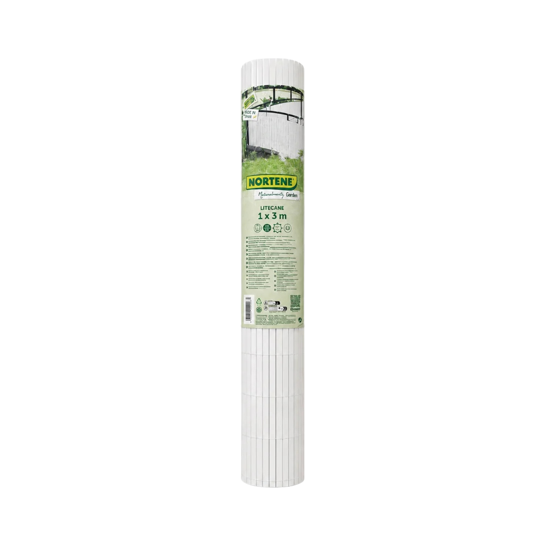 Cañizo Pvc Lite D/c 16mm Blanco - Ideal Para Jardines - 1x3 M - Multicolor_0