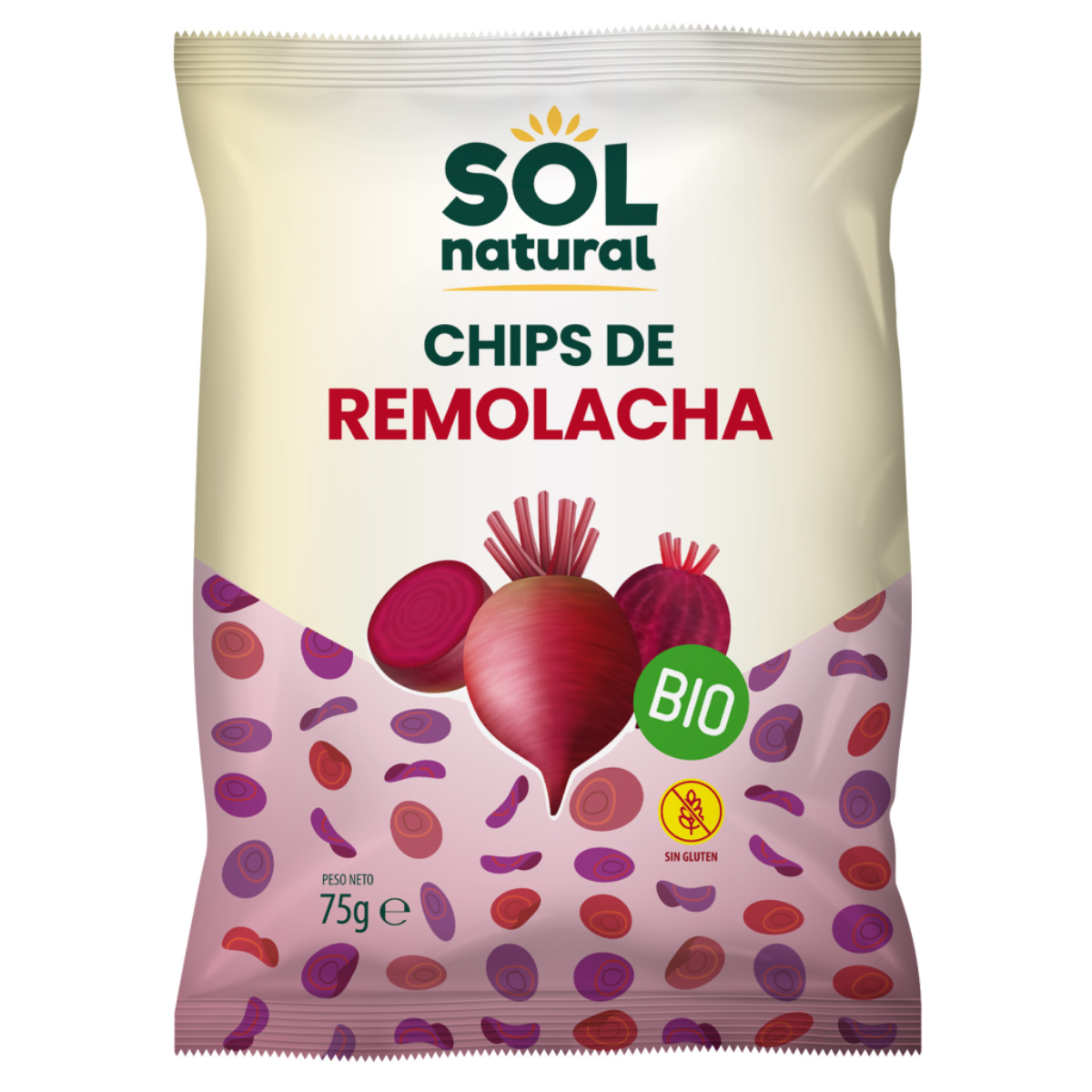 Chips de Remolacha bio Sol Natural 75 g