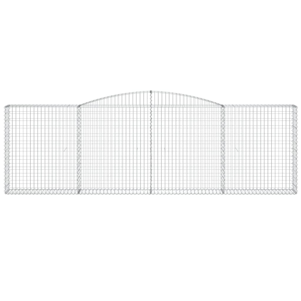 Cestas Gaviones 20 Uds Forma De Arco Hierro 400x30x120/140 Cm_3