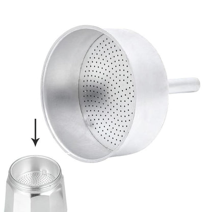 Embudo Cafetera Aluminio Classic / Inducción 12 Tazas_0