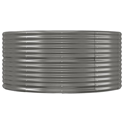 Jardinera Arriate Acero Galvanizado Gris 447x140x68 Cm_3