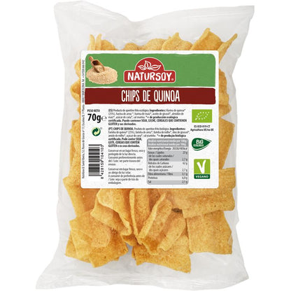 Chips de Quinoa ECO, 70 g. Natursoy