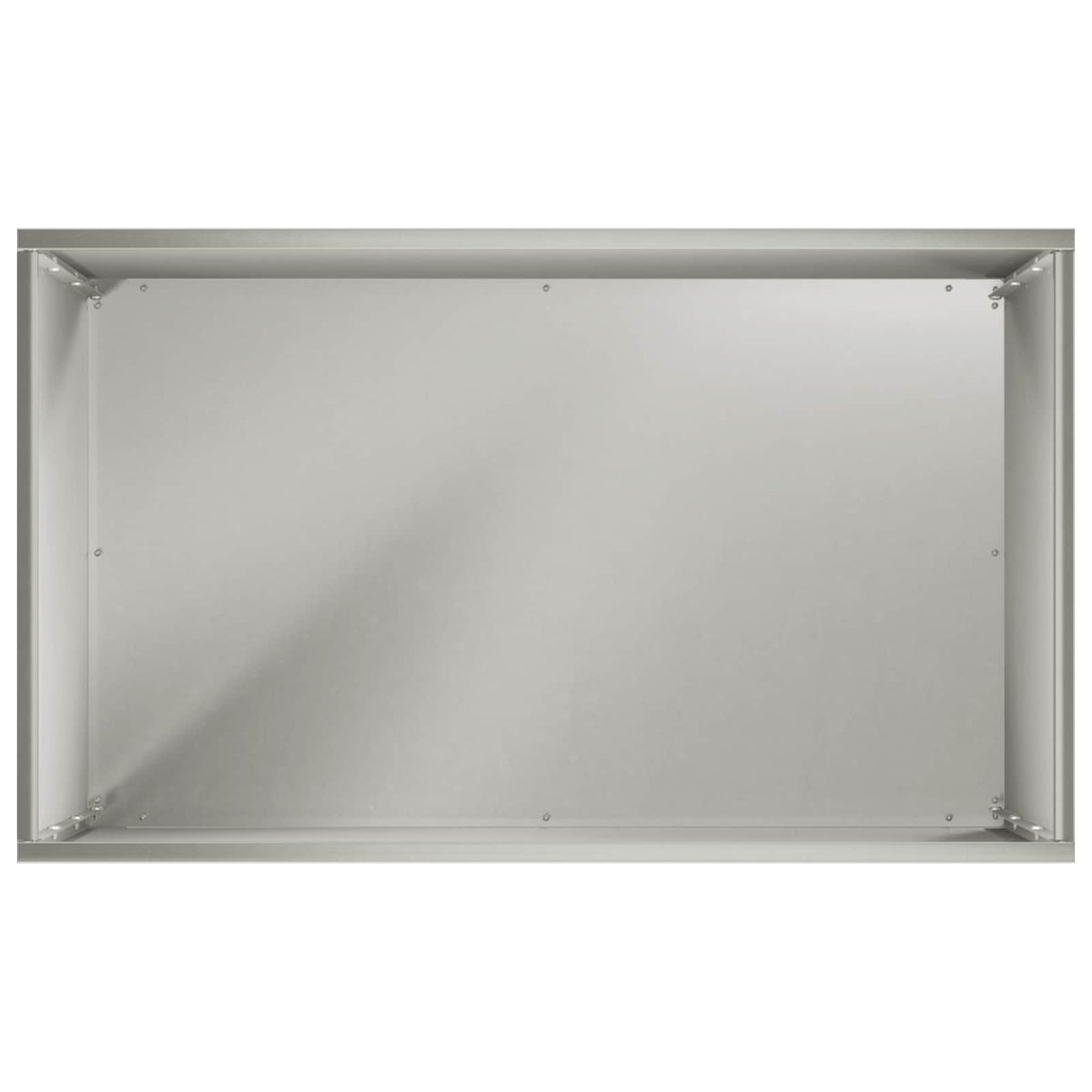 Macetero De Jardín Plateado 50 X 30 X 75 Cm Acero Inoxidable_3