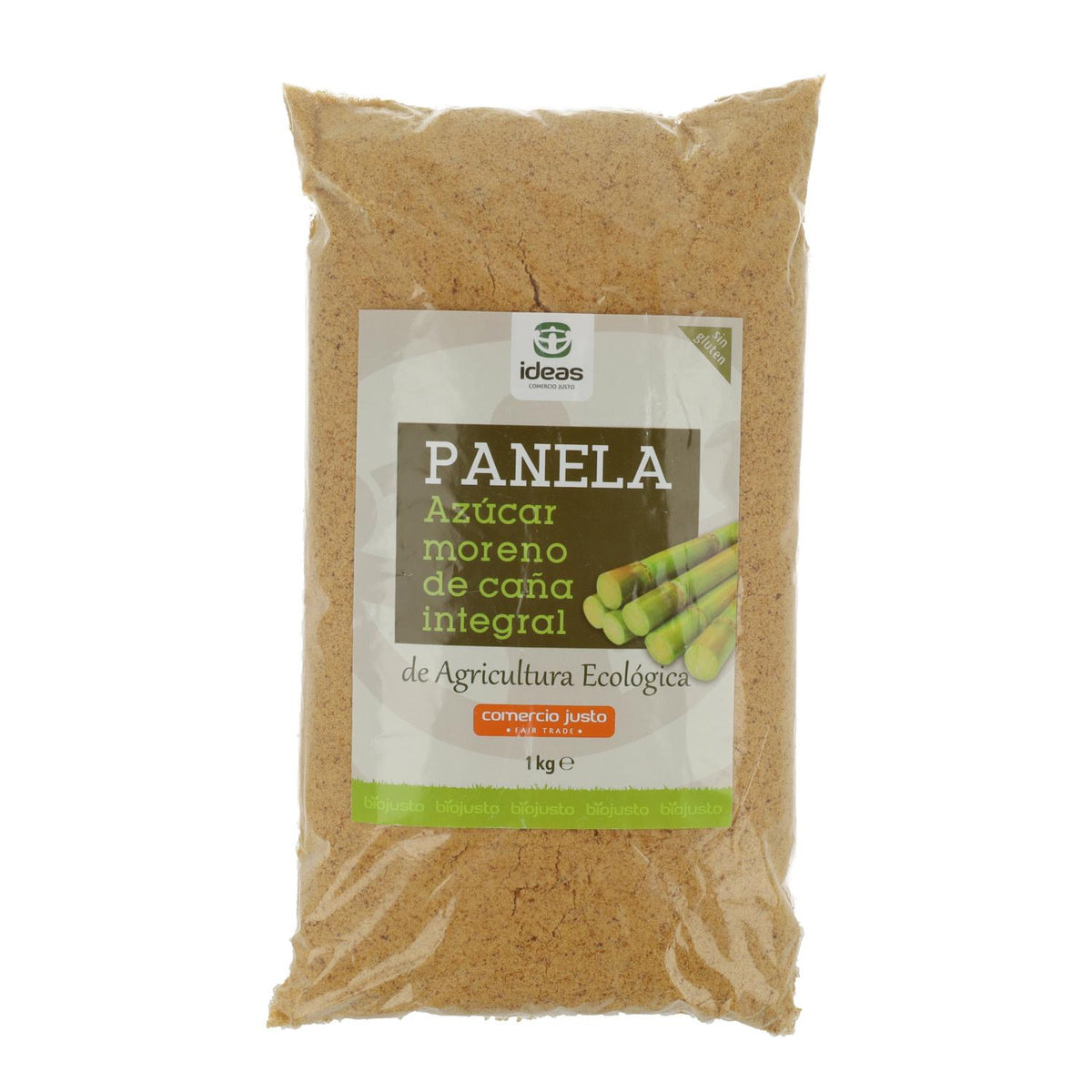 Panela BIO azúcar moreno de caña integral Ideas 1Kg