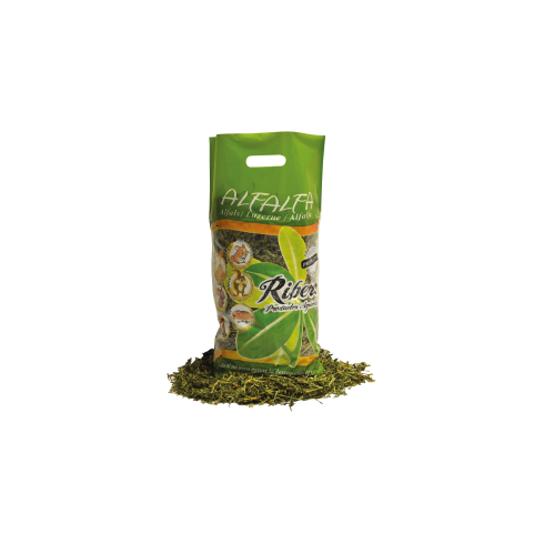 Heno de alfalfa para conejos y roedores Ribero 1kg